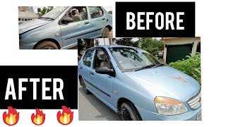 12Years Old Tata Indigo Denting And Paintingindigo Restoration