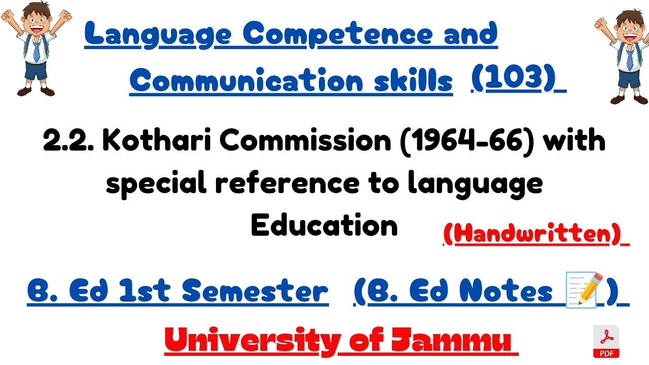 Kothari Commission 1964 66 With Special Reference Language Education kothari-commission-1964-66-with-special-reference-language-education