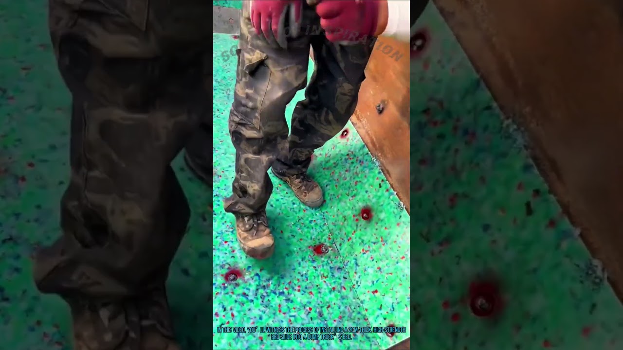 Installing High-Strength Dump Truck Bed Slide | Non-Stick & Durable