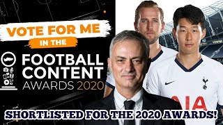 FOOTBALL CONTENT AWARDS: Please VOTE! Shortlisted: 