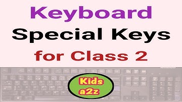 Keyboard - Special Keys for Class 2