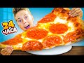 24 часа Фаст Сергей ЕСТ ТОЛЬКО пиццу челлендж !!!
