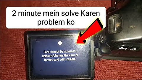 🔥 Card Cannot Be Accessed Fix | Memory Card Error Solution | SD Card Not Accessible 😲