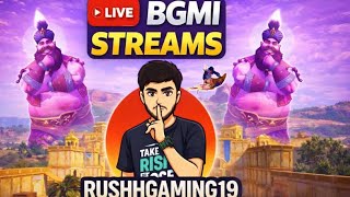BGMI Conqueror Rank Push Live 🔥 Intense Clutches + Pro Gameplay | Rushhgaming 19