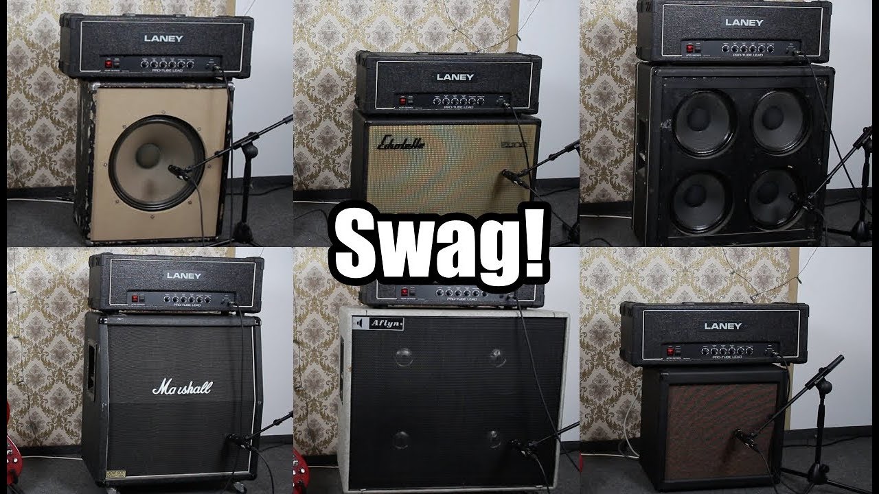 GUITAR CAB SHOOTOUT 1 Amp, 12 Cabs! YouTube