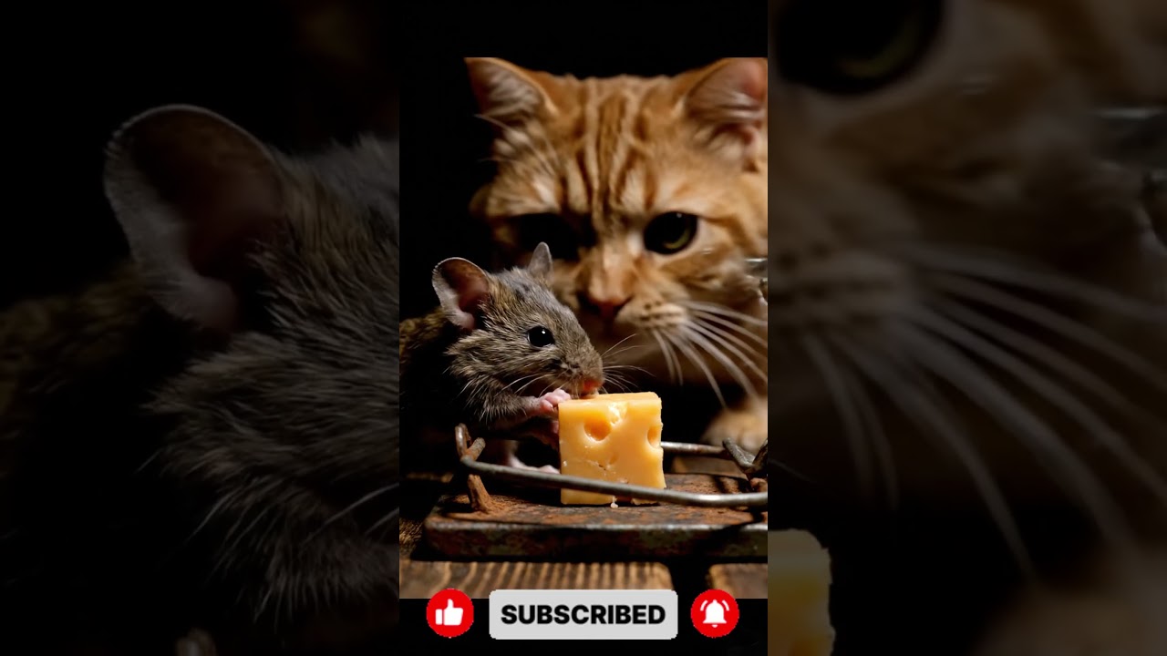 🔥Mouse Caught in Trap🔥😲 