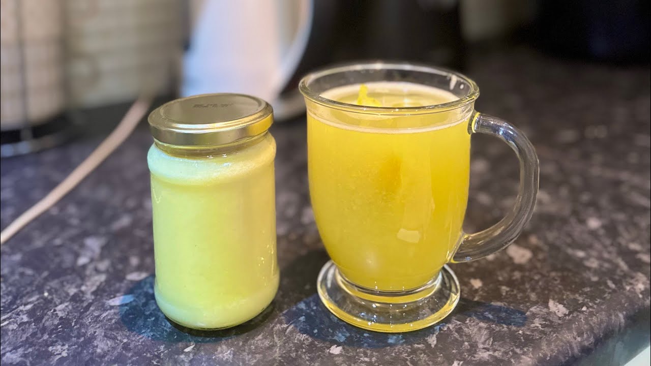 Homemade Ginger and Lemon Tea : This can be used for anything as well as cooking 