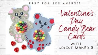 Easy Valentine's Day Candy Bear Cards with Cricut by Christy Cain - Appalachian Home Co. 3,418 views 1 year ago 7 minutes, 55 seconds