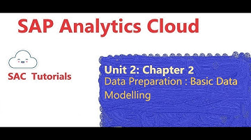 10. Data Preparation : Basic Data Modeling in SAC (SAP Analytics Modeling)