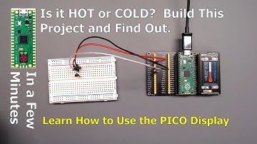 Create a Graphical Thermometer with a LM35 and a PICO Display