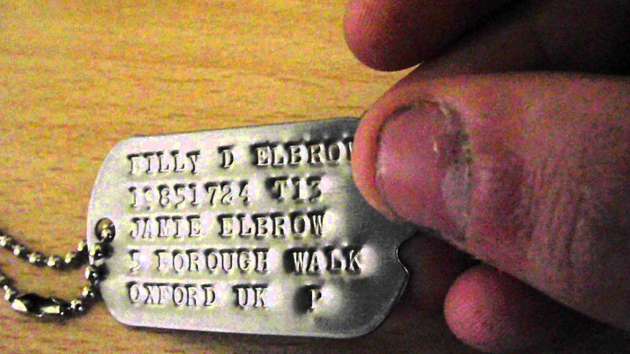 My WW2 U S Early War Dog Tags YouTube My WW2 U S Early War Dog Tags YouTube