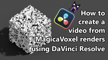 How to create a video from MagicaVoxel animation renders using DaVinci Resolve
