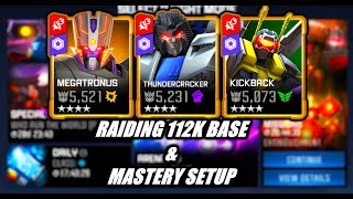 112K Base Raiding Transformers:Forged To Fight