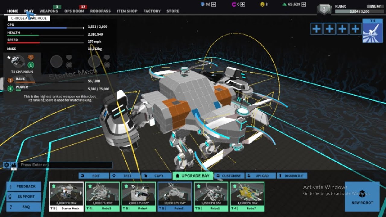 RJ Gamer Robocraft  "Fight's Spinning Over"