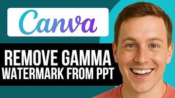 How To Remove (Made With Gamma) Gamma Watermark From PPT Using Canva - EASY!