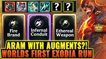 World First: Perfect 4 Augment Exodia Brand (0.001% Chance) in ARAM Mayhem | CRAZY New Mode