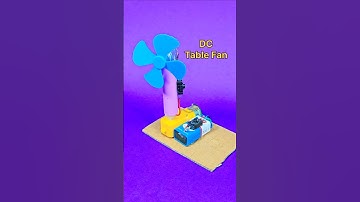 DC Table Fan ❤️ Rotation with DC Motor #dcmotor #diy ##shorts