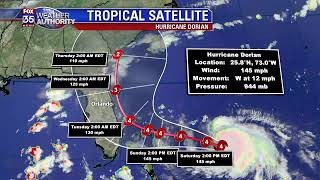 TRACKING DORIAN: Latest advisory from the National Hurricane Center