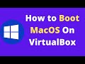 Mac OS on Windows 11 PC running VirtualBox