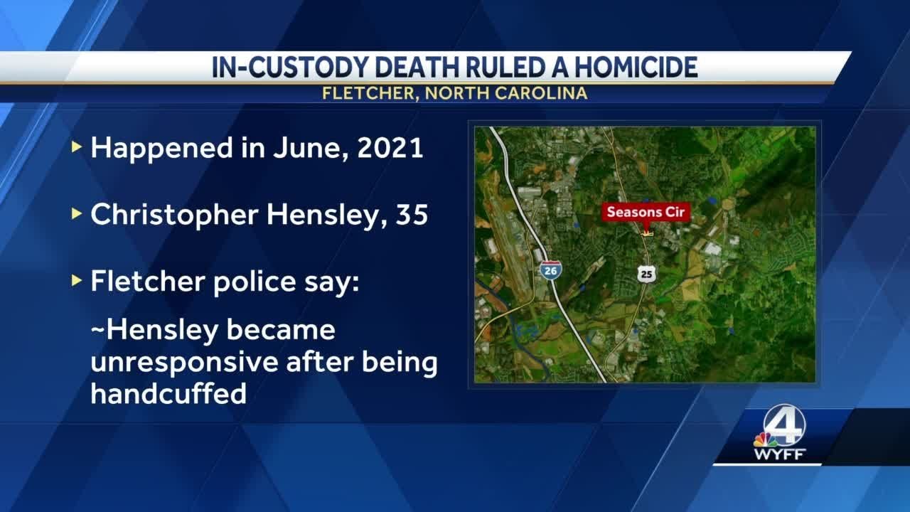 Death of North Carolina man who died in police custody ruled homicide ...
