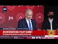 Israeli PM Netanyahu speaks at the JNS International Policy Summit