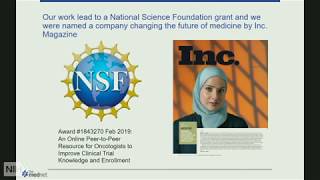 Improving Clinical Trial Enrollment via online Social network NIH 2019