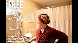 How to sew a towel wrap