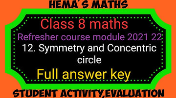 Tn 8th maths refresher course module chapter 12 answer key
