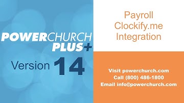 Version 14 - Clockify Integration in Payroll
