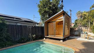 This Office Pod Went Up Right Next to the Pool | Autonomous WorkPod