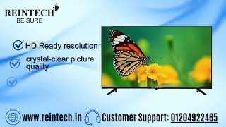 Reintech 32-Inch Smart Led Tv Full Hd Resolution Immersive Entertainment Experience