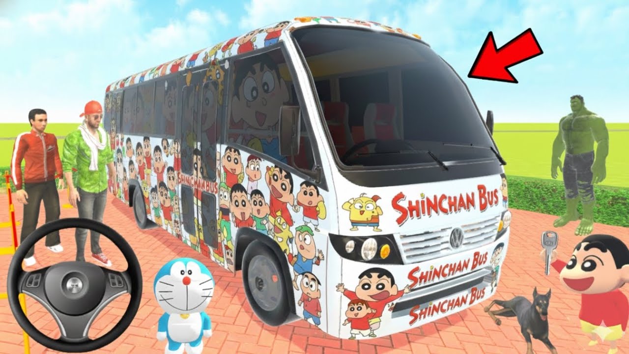 Franklin purchase New Sinchan Bus 🚌 in Indian Theft auto simulator 