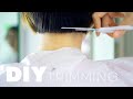 セルフカットでショートヘアの襟足メンテナンス【DIY】