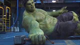 Las vengadores - Las mejores escenas de lucha de Thor VS Hulk