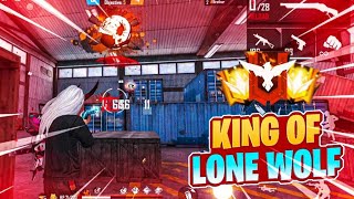 Only 1 Shot And Red Number In Lone Wolf| Free Fire Only Red Number|