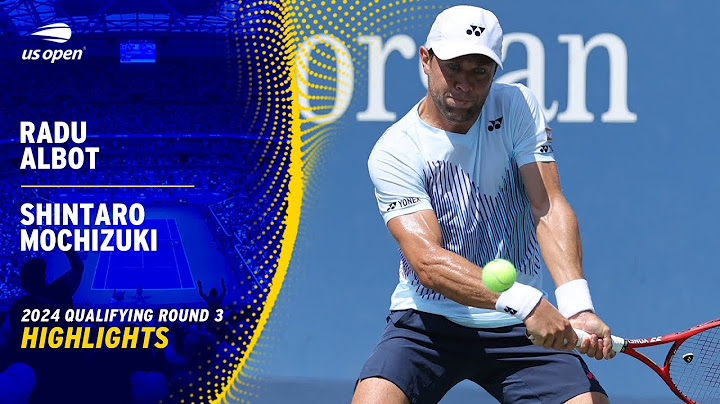 Radu Albot vs. Shintaro Mochizuki Highlights | 2024 US Open Qualifying Round 3