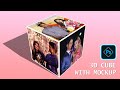 Photoshop Tutorial: How to Create 3D Photo Cube in Photoshop CC 2020 || 3D Cube Mockup Design in PS