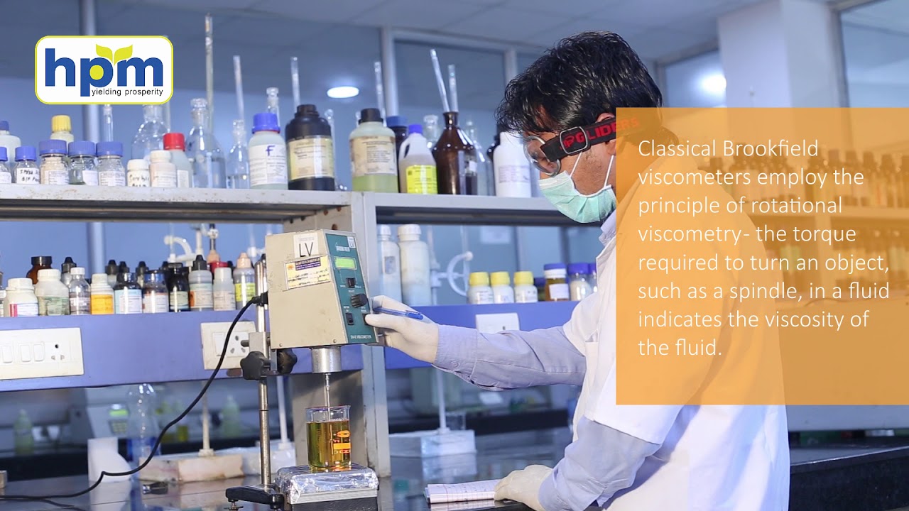 Brookfield Viscometer #hpm R&D Labs - YouTube