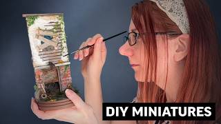 Abandoned Miniatures | Cute little wall with lights!! 🖤
