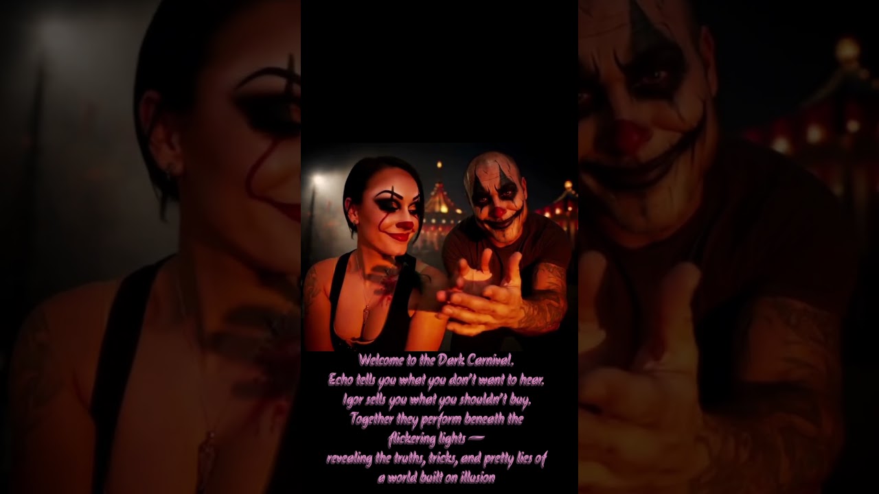 The world’s falling apart- might as well perform. 