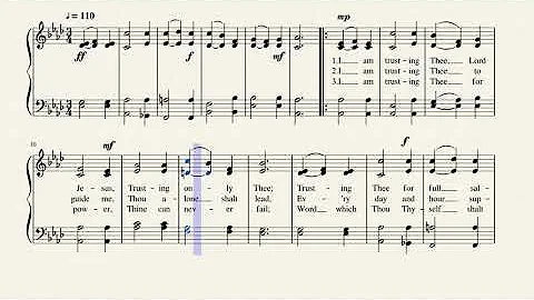 I Am Trusting Thee, Lord (BULLINGER)