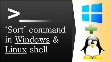 Sort command in batch script VS Sort command in bash script | Windows | Linux