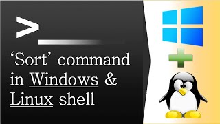 Sort command in batch script VS Sort command in bash script | Windows | Linux