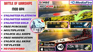 BATTLE OF WARSHIPS MOD APK V 1.74.12 LATEST 2026 - UNLIMITED MONEY & UNLOCK ALL SHIPS screenshot 1