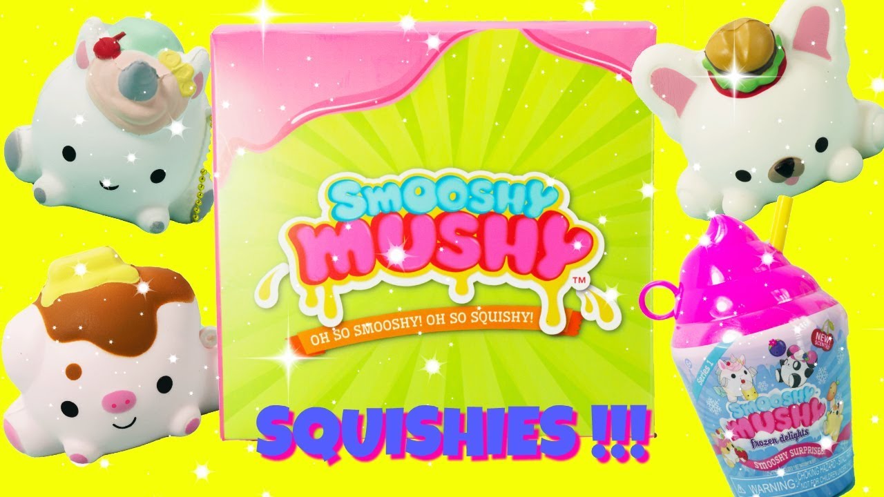 MUSHY Squishies Unboxing Scented Yummy Munchies, Bakies, and Sweeties -