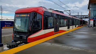 Calgary Transit CTrain ~𝟮𝟬𝟭 🆁🅴🅳 🅻🅸🅽🅴~ (Tuscany - Heritage) Siemens S200 #2401+#2444+#2452 | KUBSSS