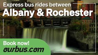 Now offering express bus trips between Rochester & Albany!