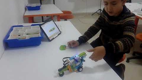 Robotik ve Kodlama Lego Wedo 2.0 Kaan - Tarayıcı Robot