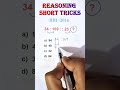 Outstanding question  analogy reasoning short tricks