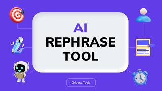 AI Rephrase Tool | Paste Text → Get Clearer, Unique & Professional Rewrite Instantly